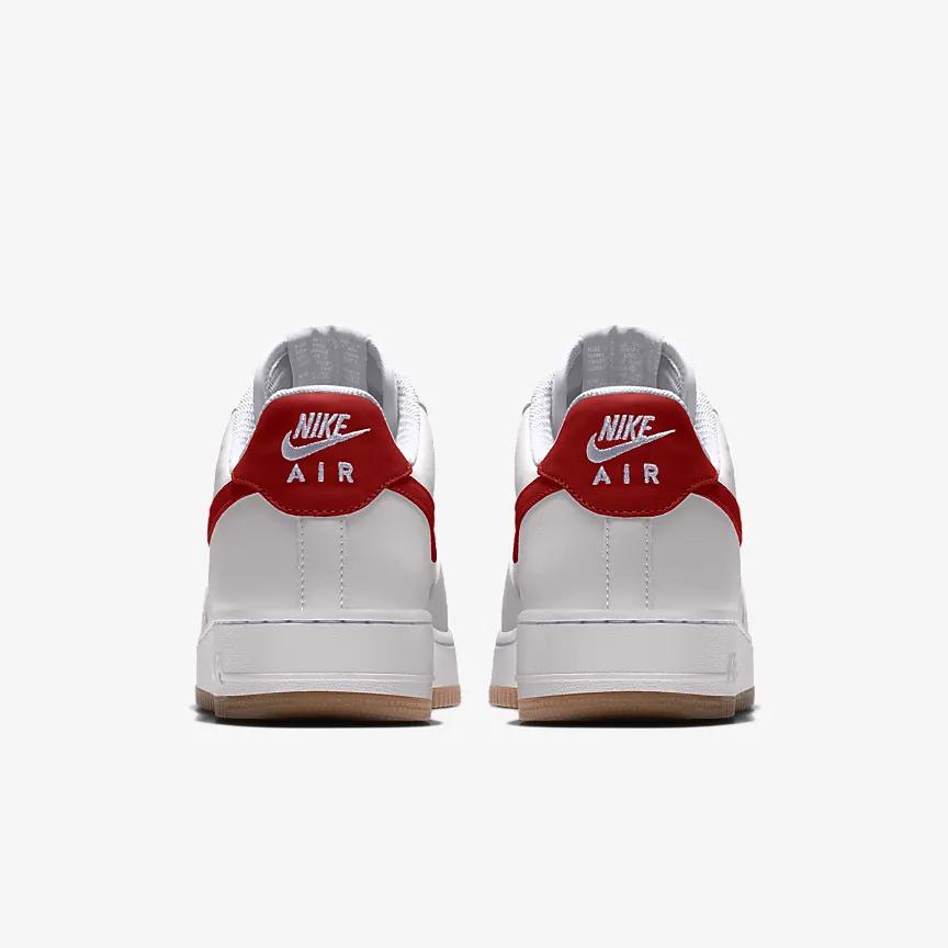 Nike Air Force 1 Low By You Nữ Trắng Đỏ